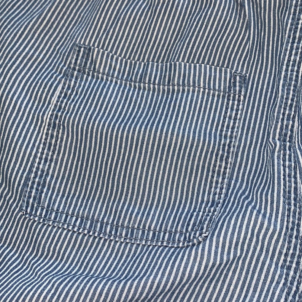 Blue And White Striped Universal Thread Shorts - image 5